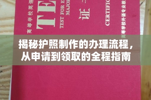 南川揭秘护照制作的办理流程，从申请到领取的全程指南